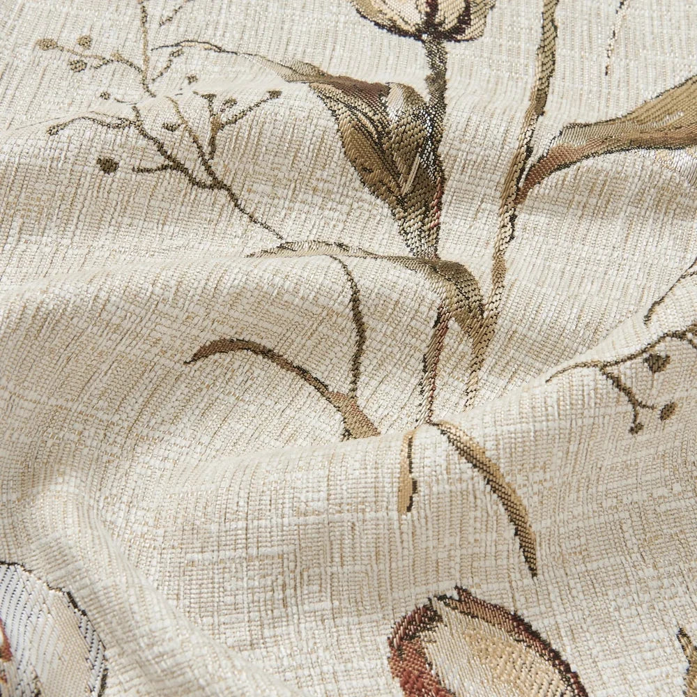 Priya - Modern Vintage Floral Custom Curtains