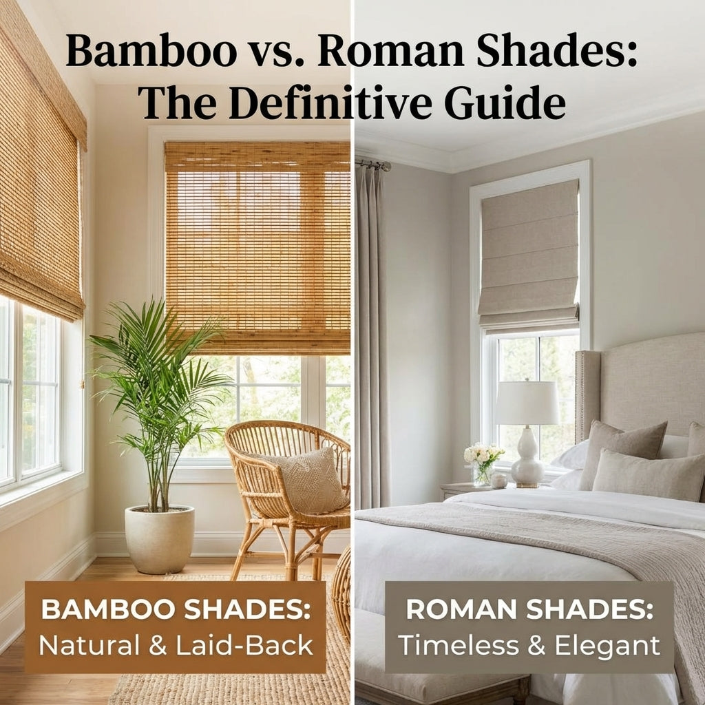 Bamboo Shades vs Roman Shades: Which Window Treatment Is Perfect for You?