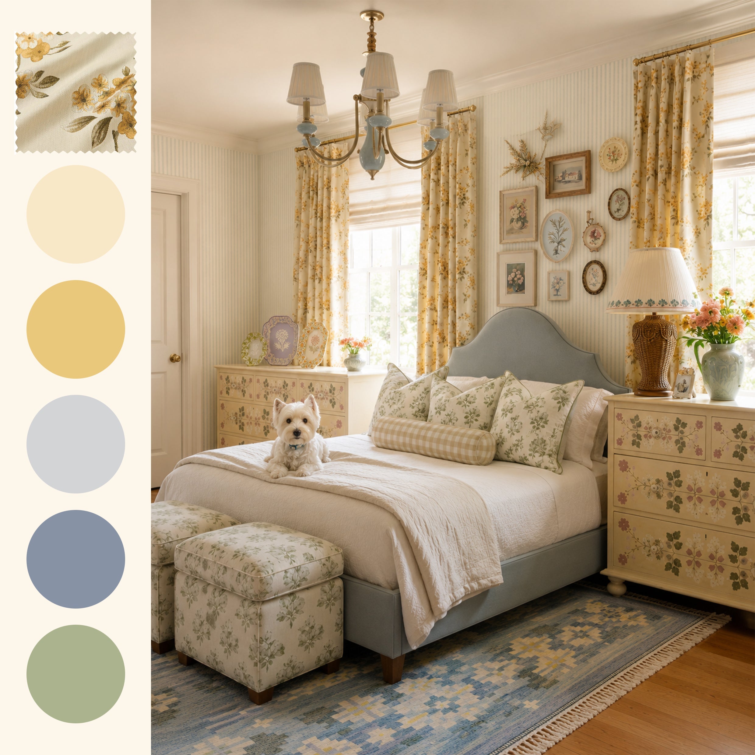 How to Mix Patterned Curtains Without It Looking Cluttered