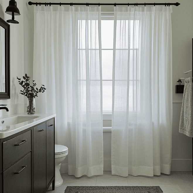 How to Choose the Right Bathroom Window Curtains for Privacy