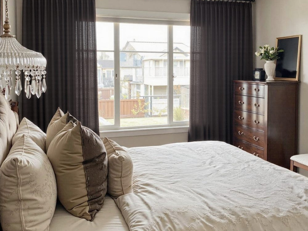 Are linen curtains see through?