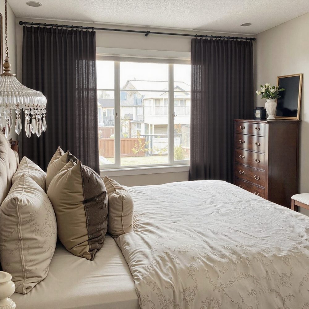 Are linen curtains see through?