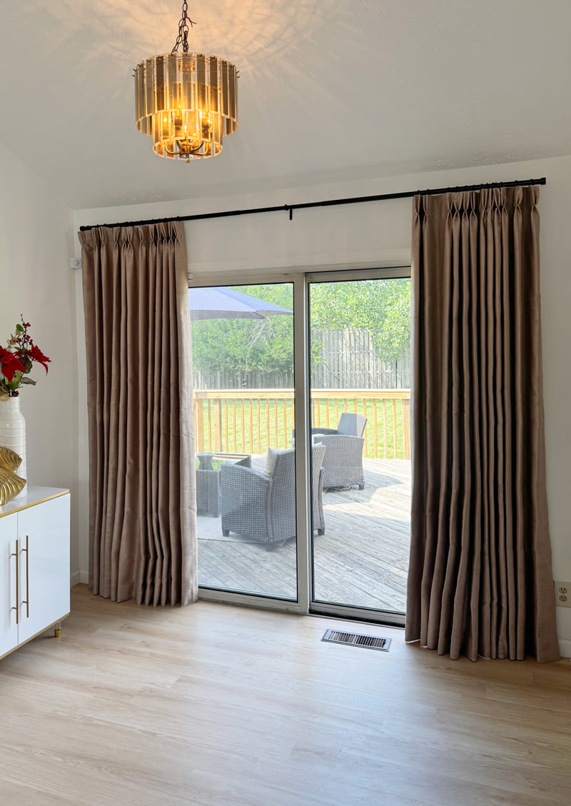 Ayo - Brown blackout curtains