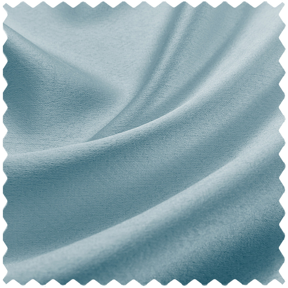 Finley Teal Blue Swatch Fabric Swatch - Custom Curtain & Drapery Sample ...