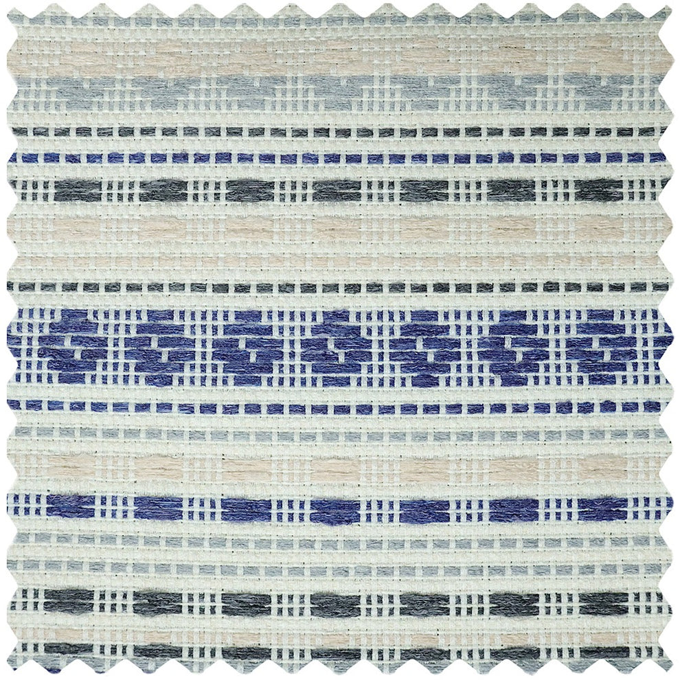 Coral Dusky Blue Diamond Swatch Fabric Swatch - Custom Curtain ...