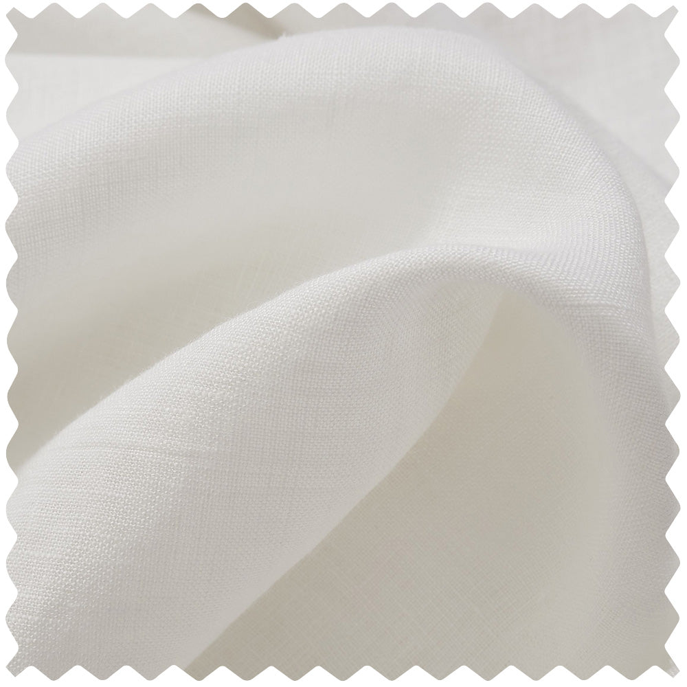 Lelio - 100% Linen White Sheer