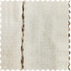 Erika Rustic Style Striped Linen Curtains