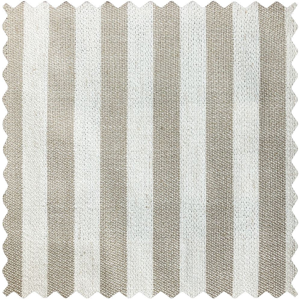 Blake Striped Linen Roman Shade