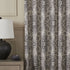French Style Printed Linen Curtains grey blue Rossa-3