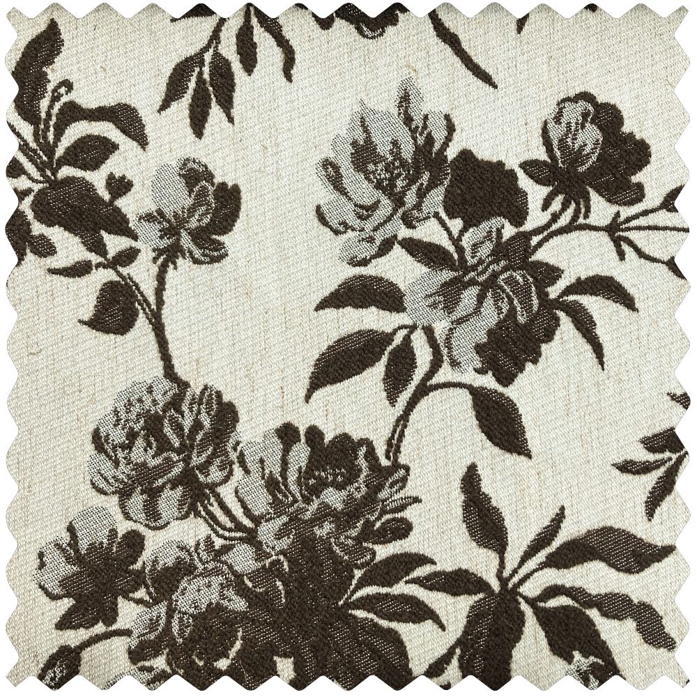 Aurora Retro Rose Blooming Jacquard Custom Curtains