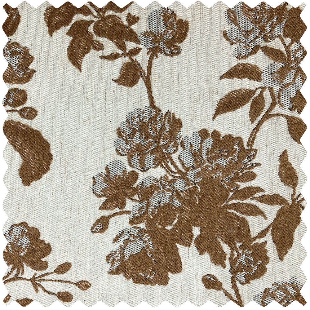 Aurora Retro Rose Blooming Jacquard Custom Curtains