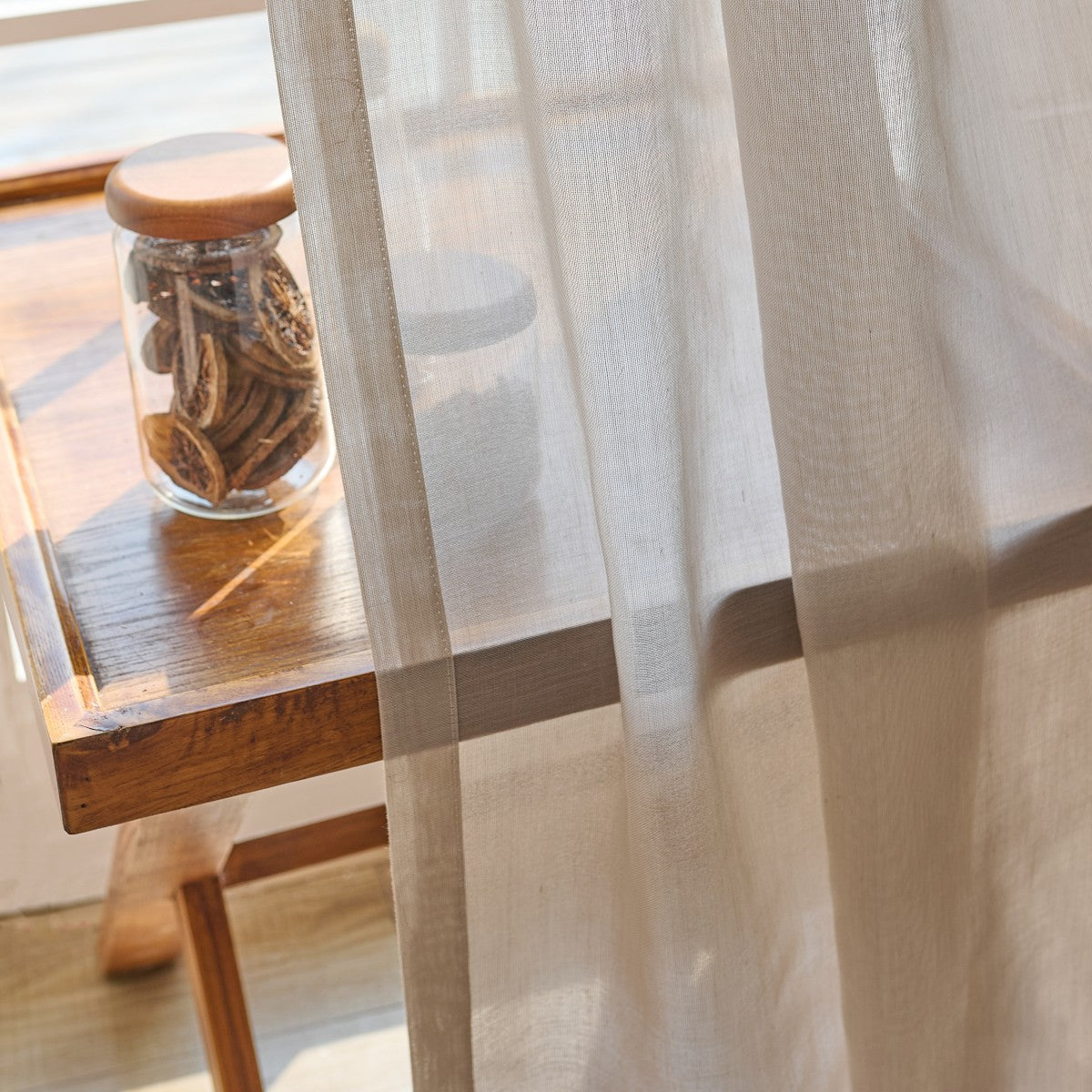 Natural Linen Light Curtains