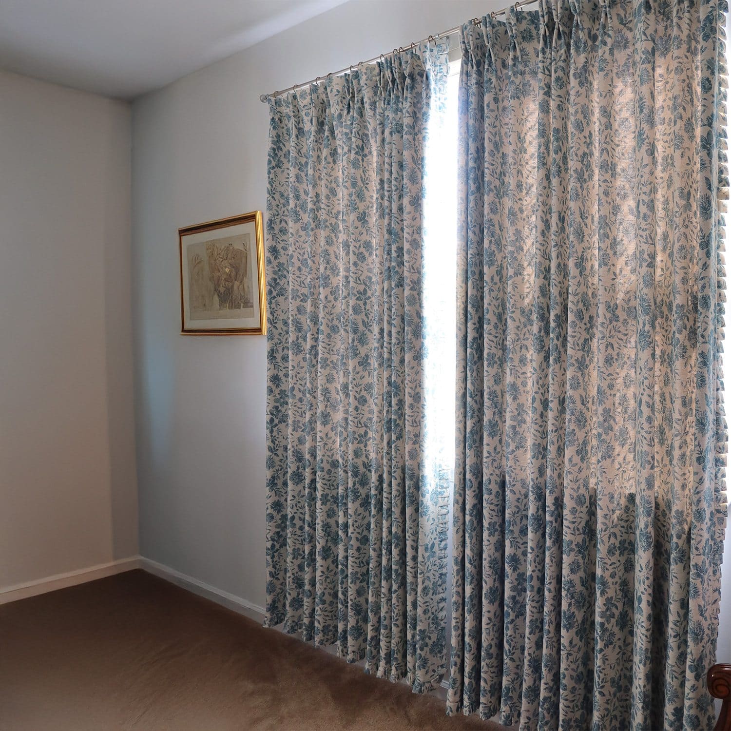 Lanka-Farmhouse Style Floral Linen Curtains (1)