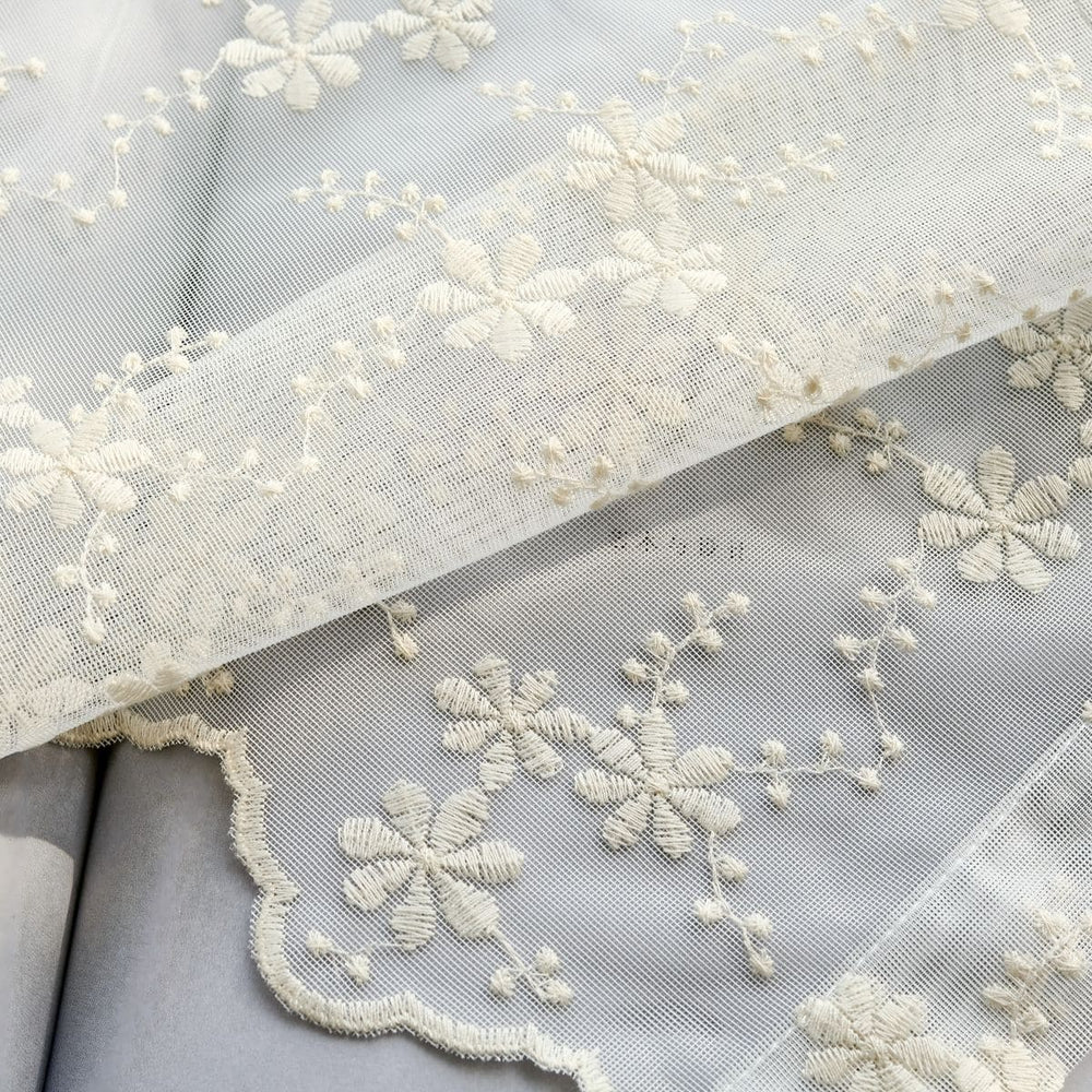 Lyra - French Country Style Leaf Sheer