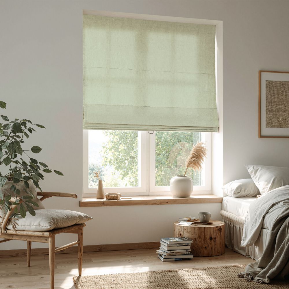 Cecilia Pure Linen Roman Shade