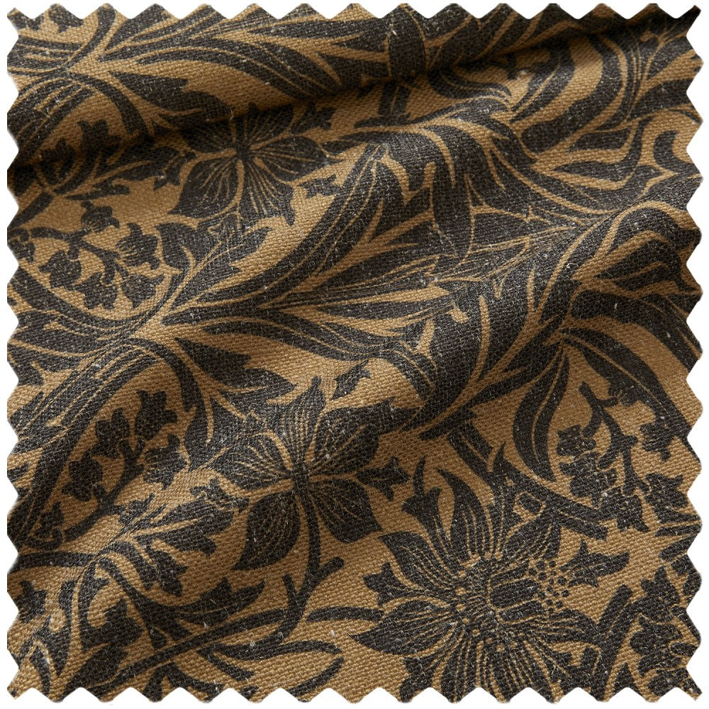 Victoria - I’m loving the darker look + pattern in this room!