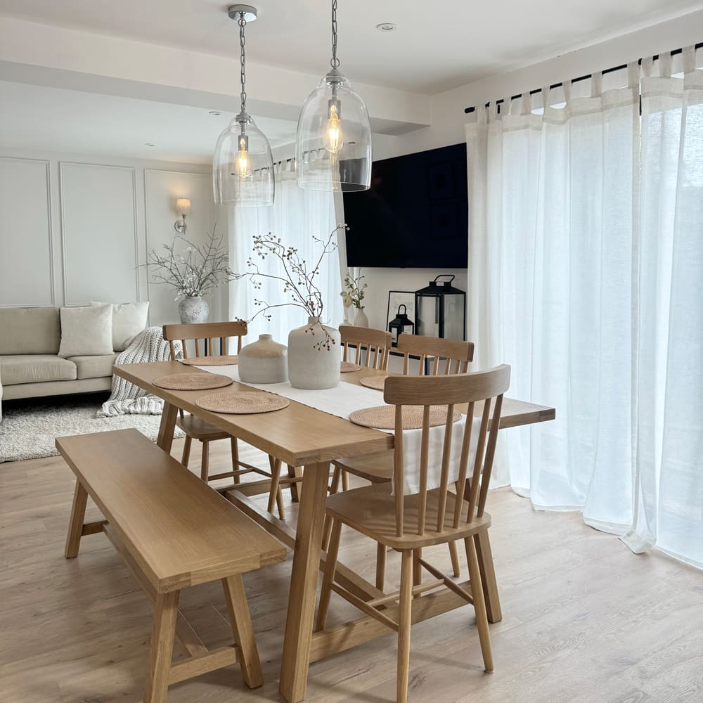 dining room curtians