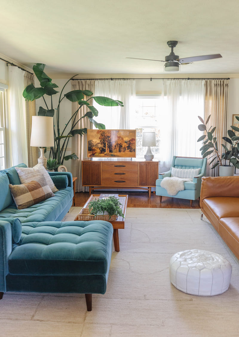 Giada - Replaced with new extra-long custom drapes and sheer for our sunroom