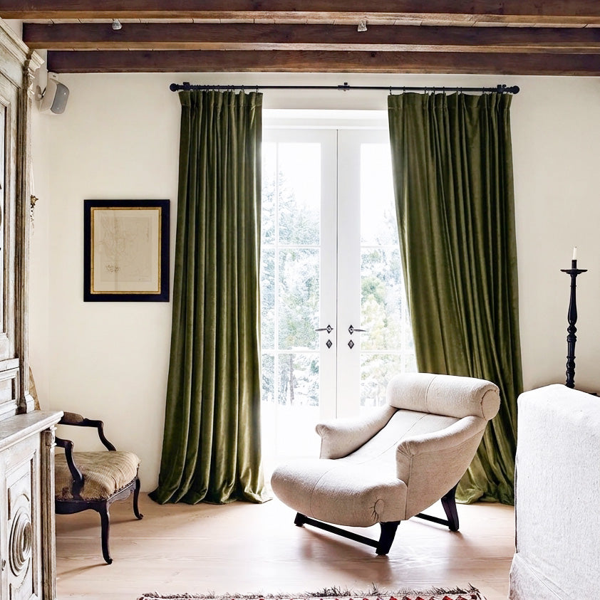 Rideaux Sur Mesure Velours de Luxe Ada