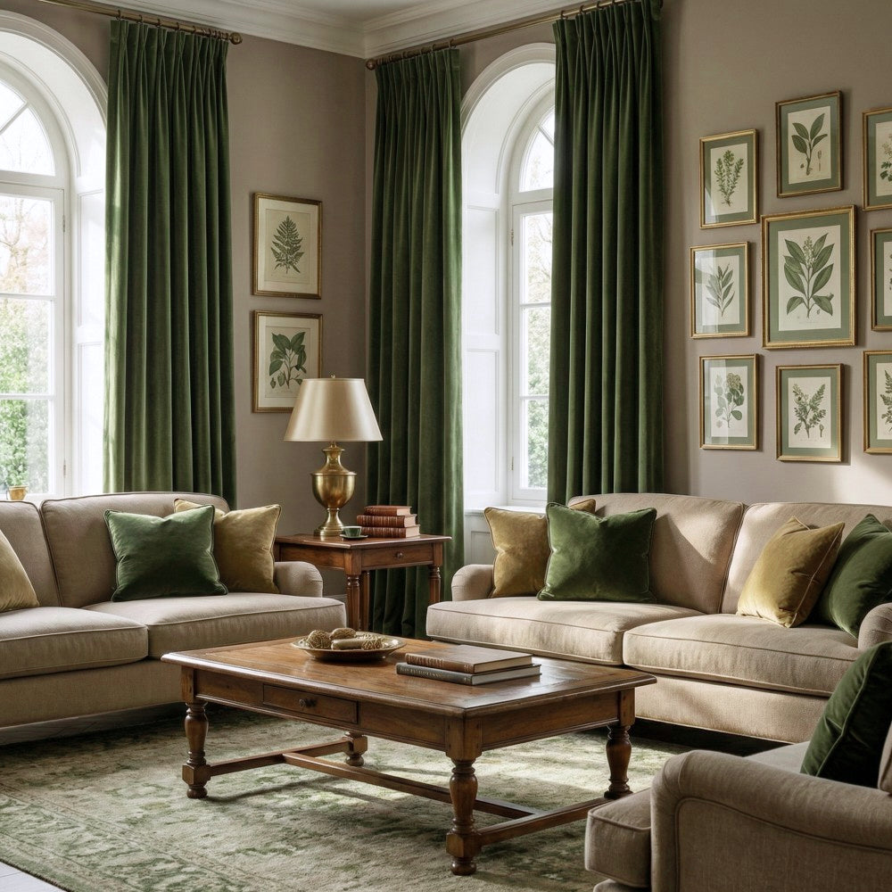 Ada Luxury Velvet Custom Curtains