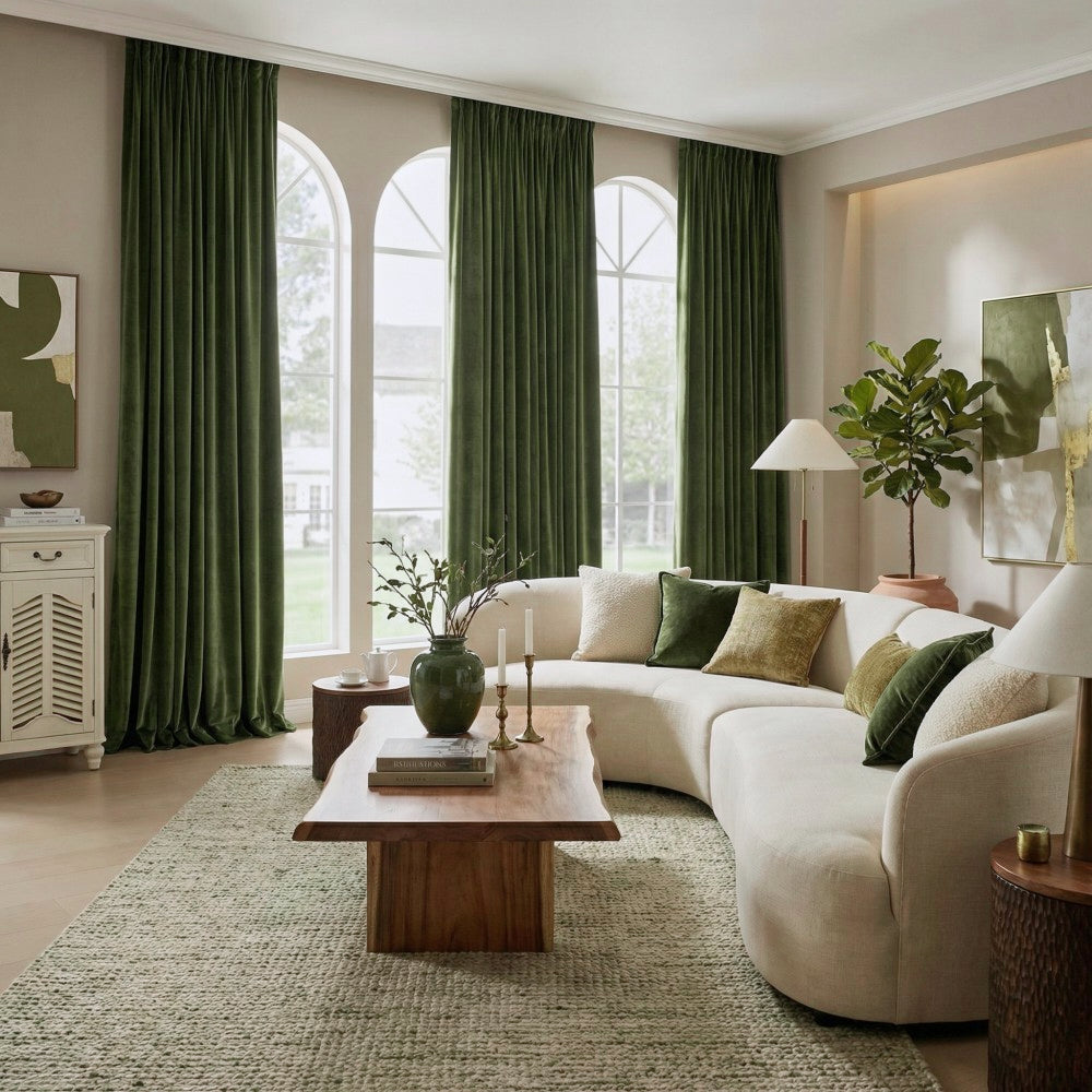 Ada Luxury Velvet Custom Curtains