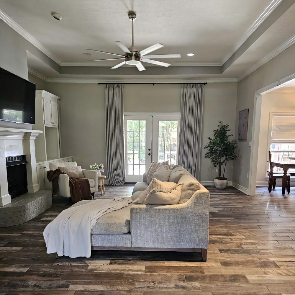 Aiden 100% Blackout Linen Textued Curtains