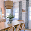 Aino Pastoral Style Floral Leaf Curtains