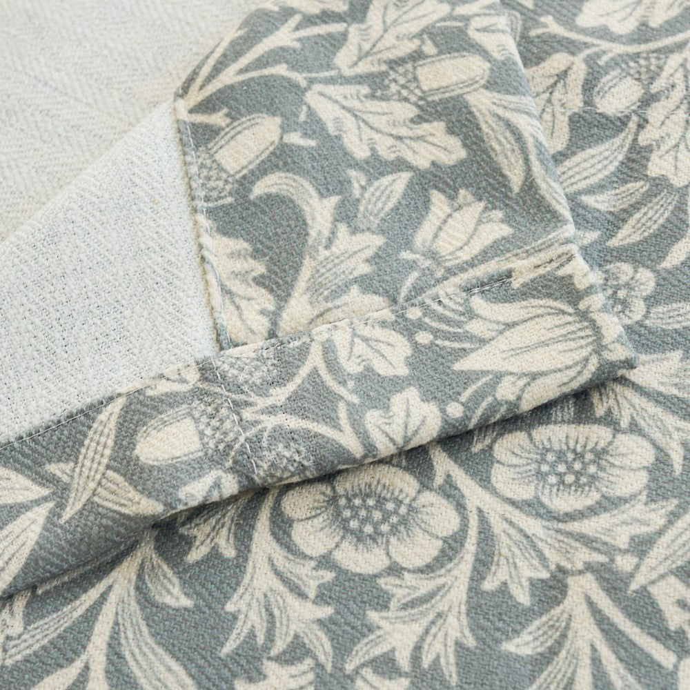 Aino Pastoral Style Floral Leaf Curtains