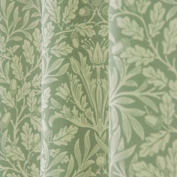 Aino Pastoral Style Floral Leaf Curtains