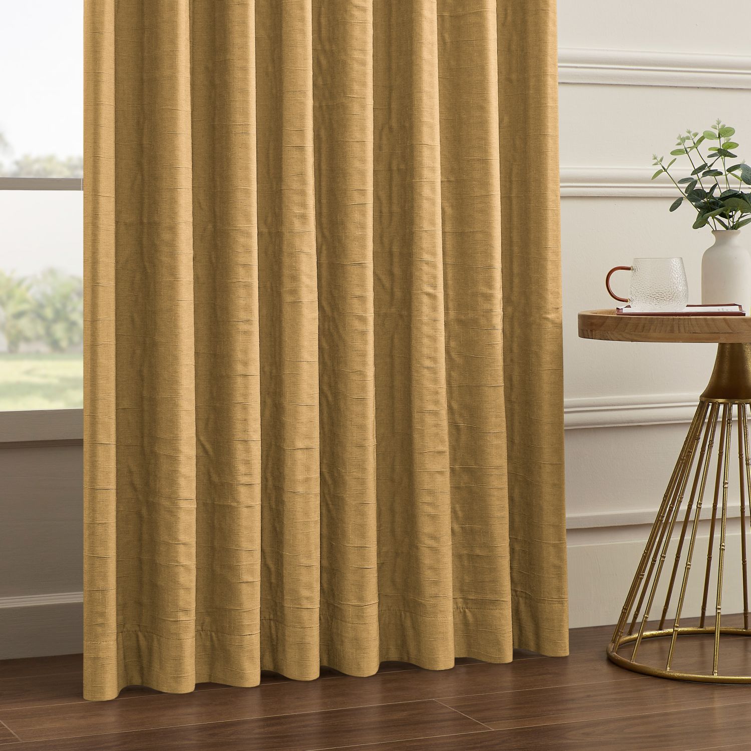 Alessi Wrinkle Design Blackout Cotton Curtains