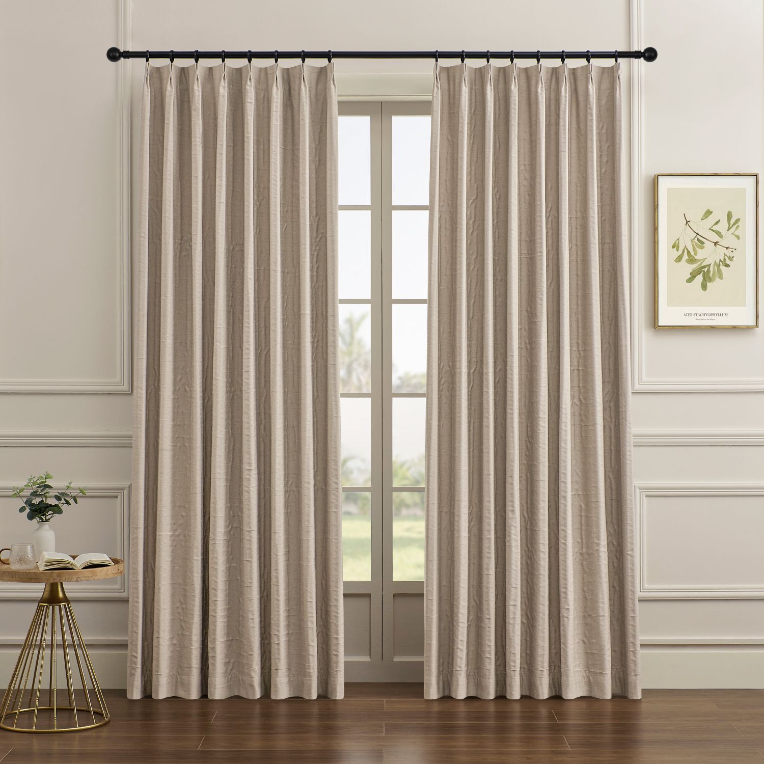 Alessi Wrinkle Design Blackout Cotton Curtains