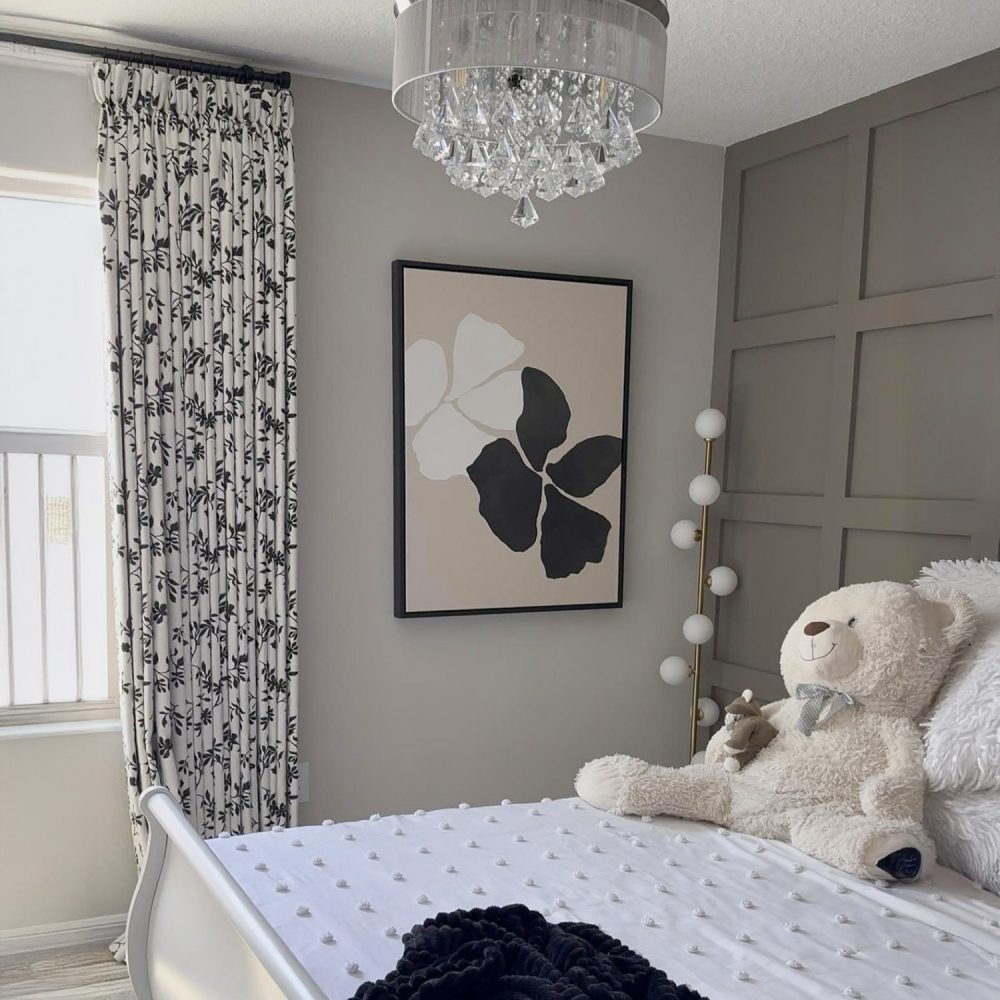 Alibi Neutral Style Subtle Leaf Patterned Curtains