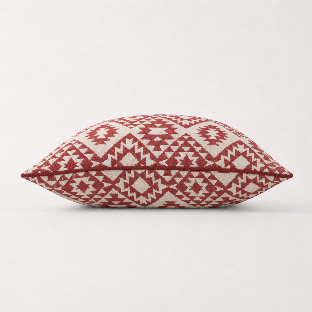 Housse de coussin tissée géométrique Alpine Holiday