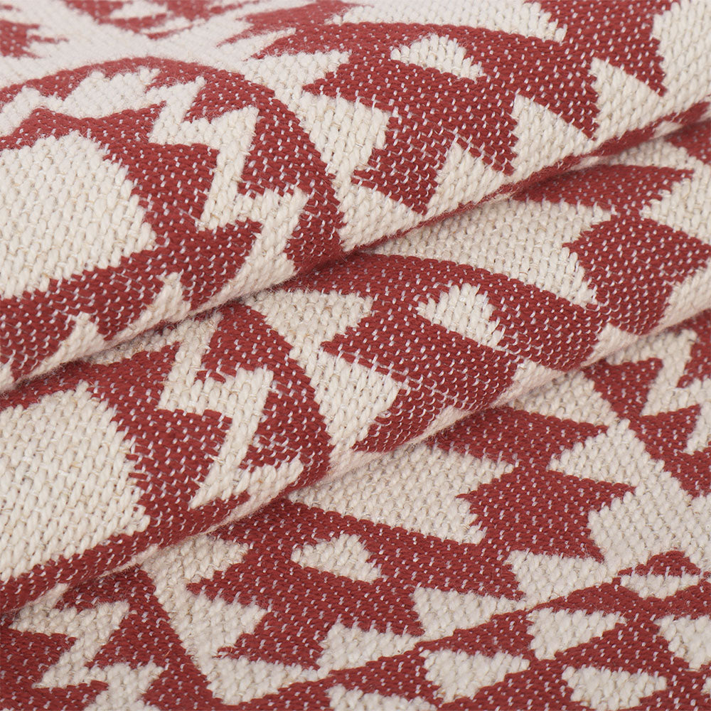 Housse de coussin tissée géométrique Alpine Holiday