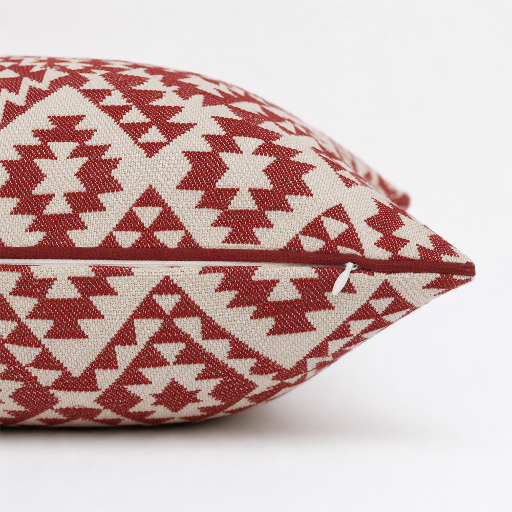 Housse de coussin tissée géométrique Alpine Holiday