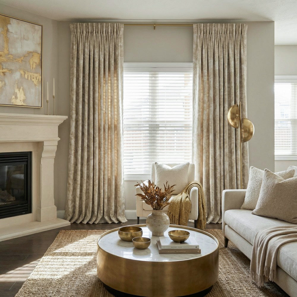 Amos Abstract Modern Floral Curtains