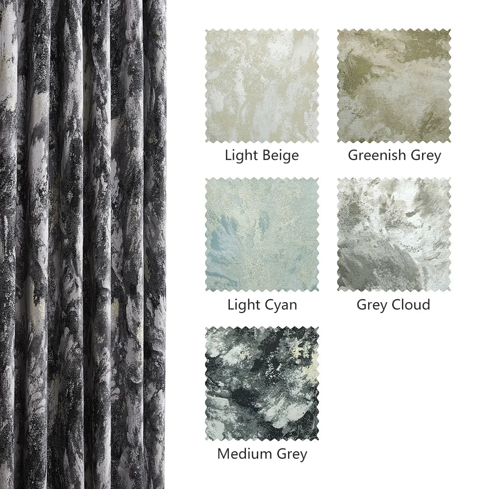 Amos Abstract Modern Floral Curtains