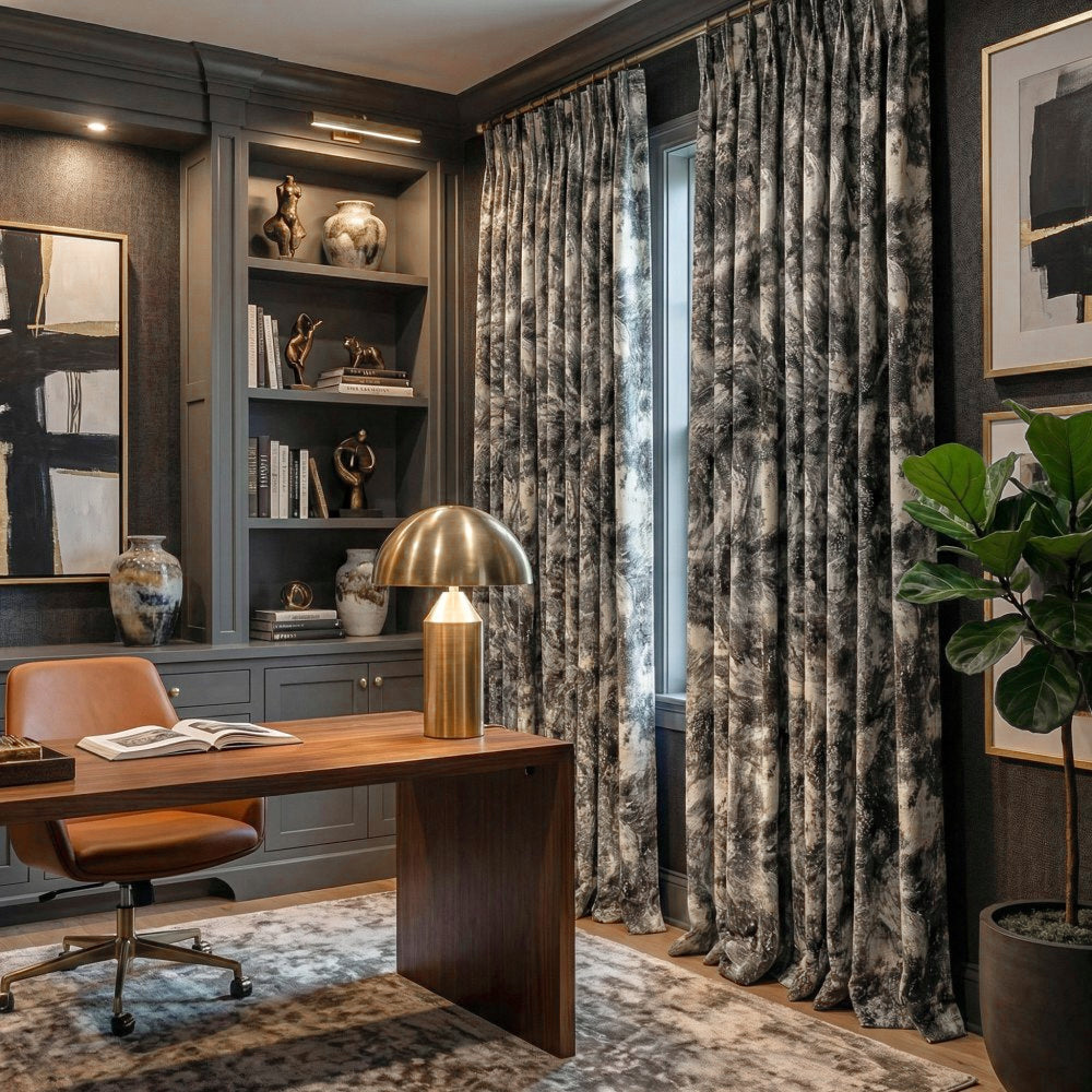 Amos Abstract Modern Floral Curtains