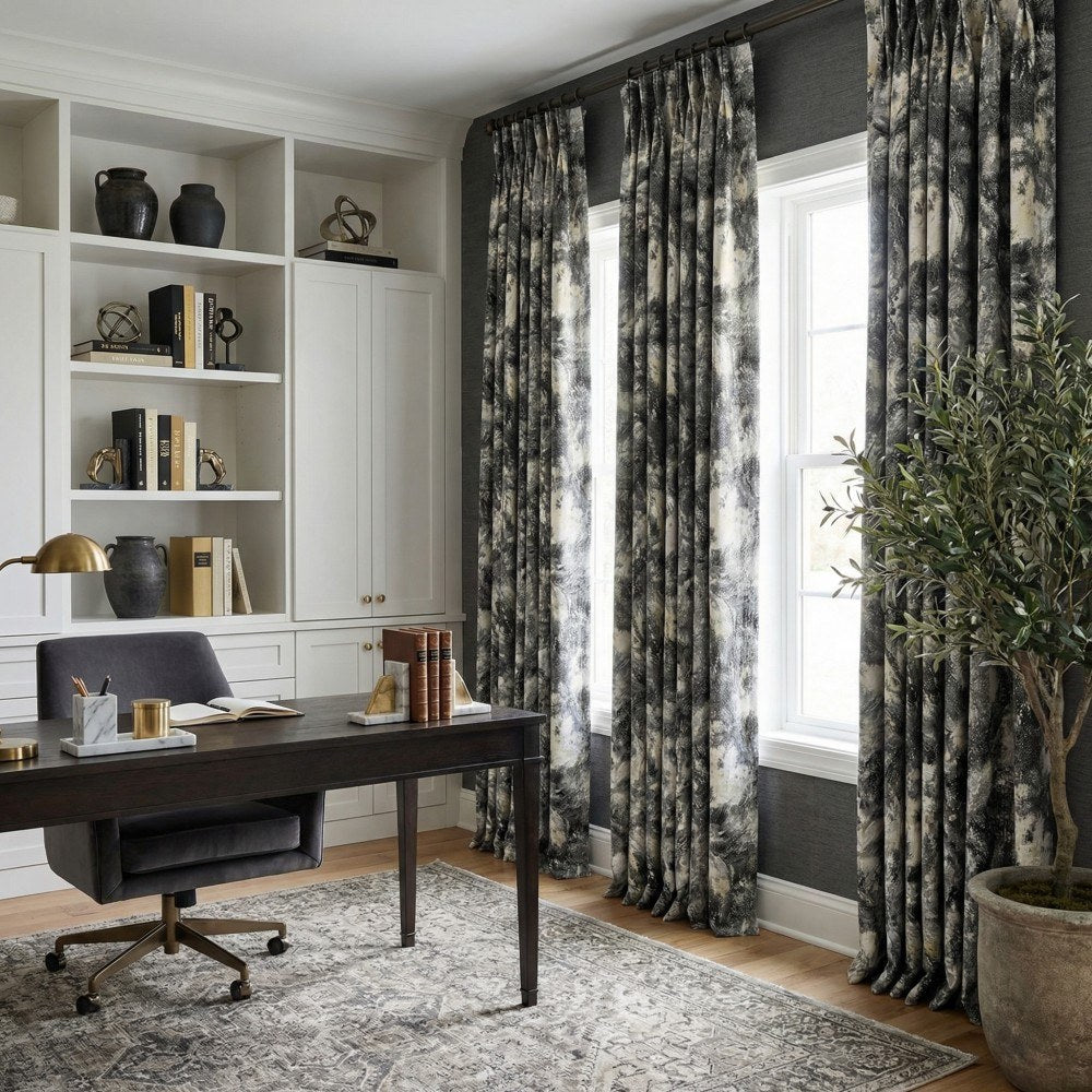 Amos Abstract Modern Floral Curtains