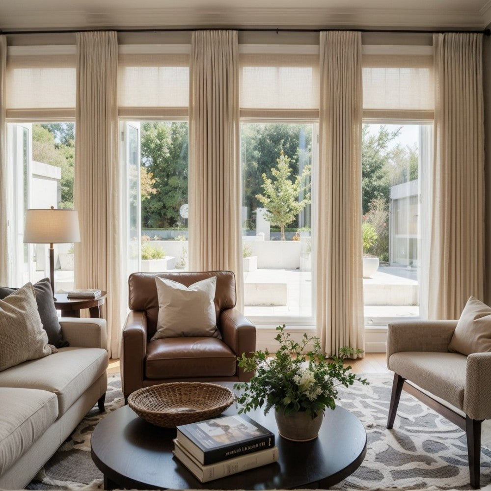 Arabella Classic Linen Blend Curtains