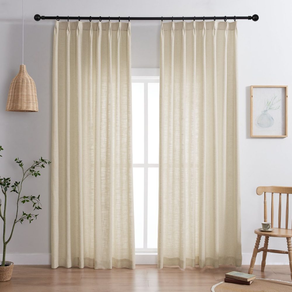 Arabella Classic Linen Blend Curtains