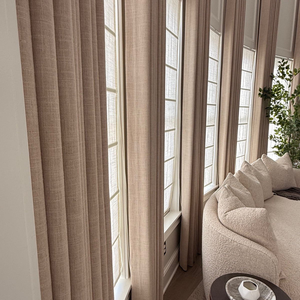 Arabella Classic Linen Blend Curtains