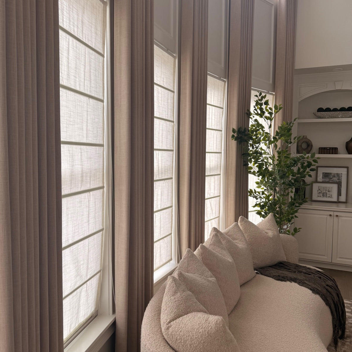 Arabella Classic Linen Blend Curtains