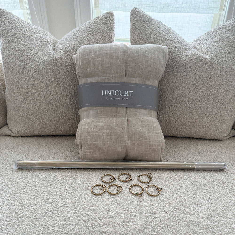 Arabella Classic Linen Blend Curtains