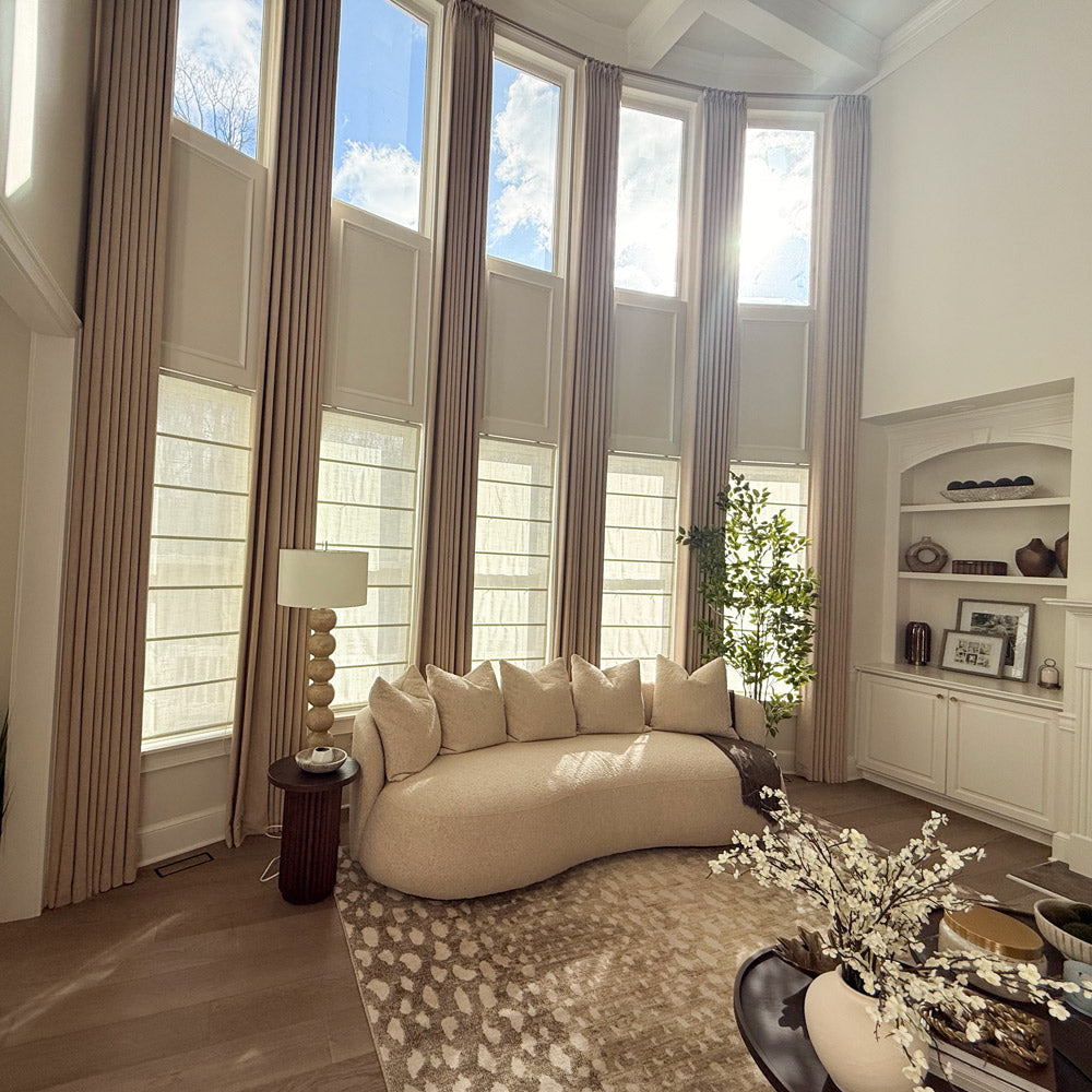 Arabella Classic Linen Blend Curtains