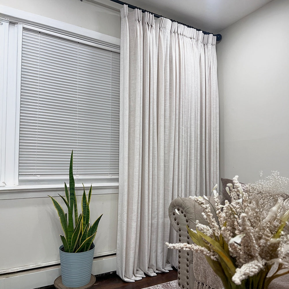 Arabella Classic Linen Blend Curtains