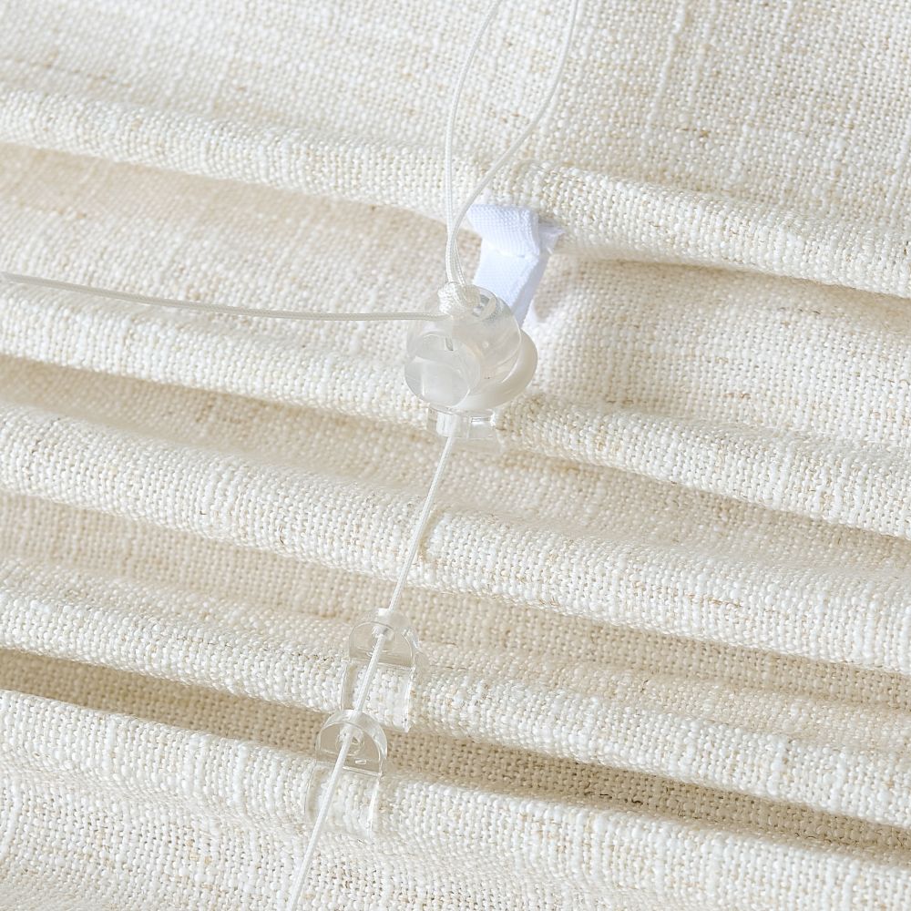 Arabella Light Linen Roman Shade