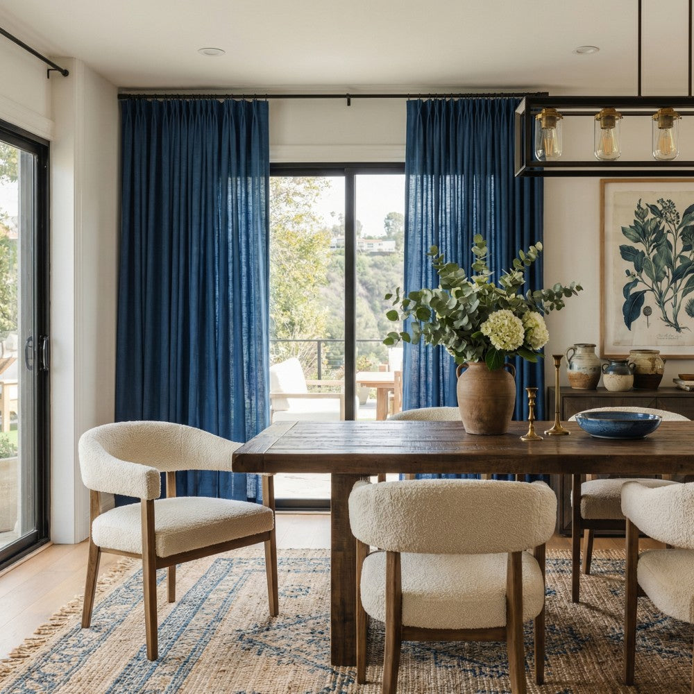 Arabella Classic Linen Blend Curtains