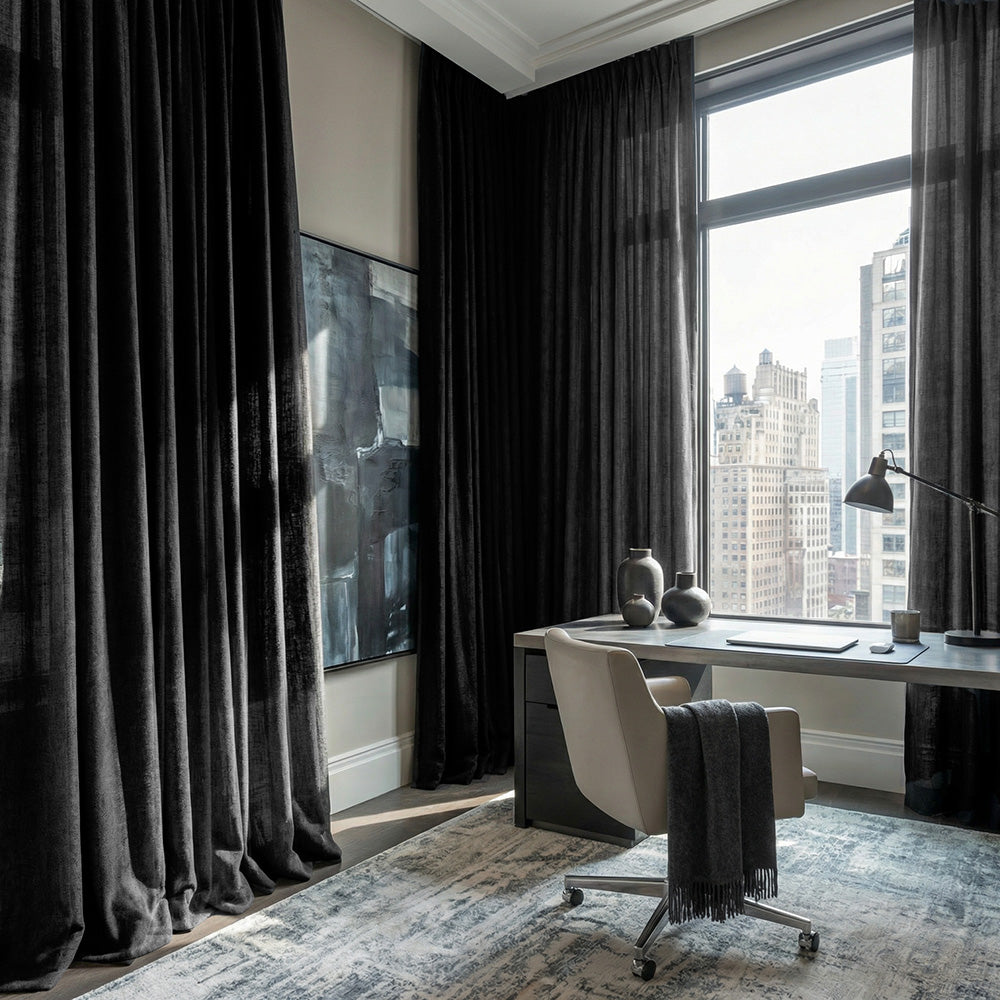 Arabella Classic Linen Blend Curtains