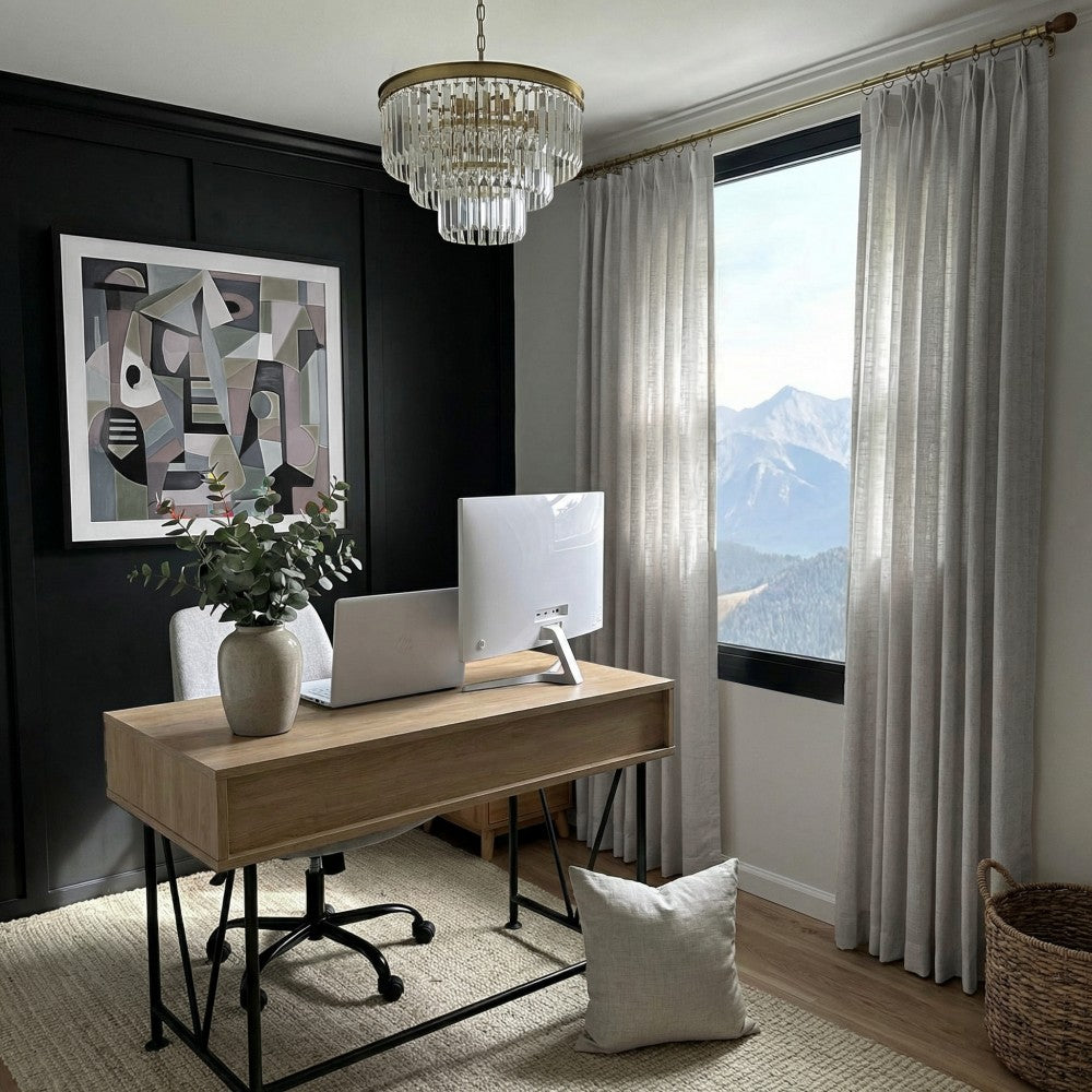 Arabella Classic Linen Blend Curtains